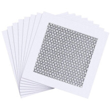 (As show, One size) 8 Pack Fiberglass Drywall Wall Repair Patches - Cover Cracks and Holes on Vinyl Fence - Self-Adhesive Aluminum Foil Patches