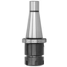(As show, One size) Collet Chuck Tool Holder 30000RPM for CNC Milling Lathe Drilling Machine NT40‑ER32 M16