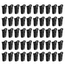 (As show, One size) 50 Sock Clips compatible Washing Machine and Dryer, Laundry Clips, Socks Clothespin, Towel Clips compatible Washing, Sock Clip-C12