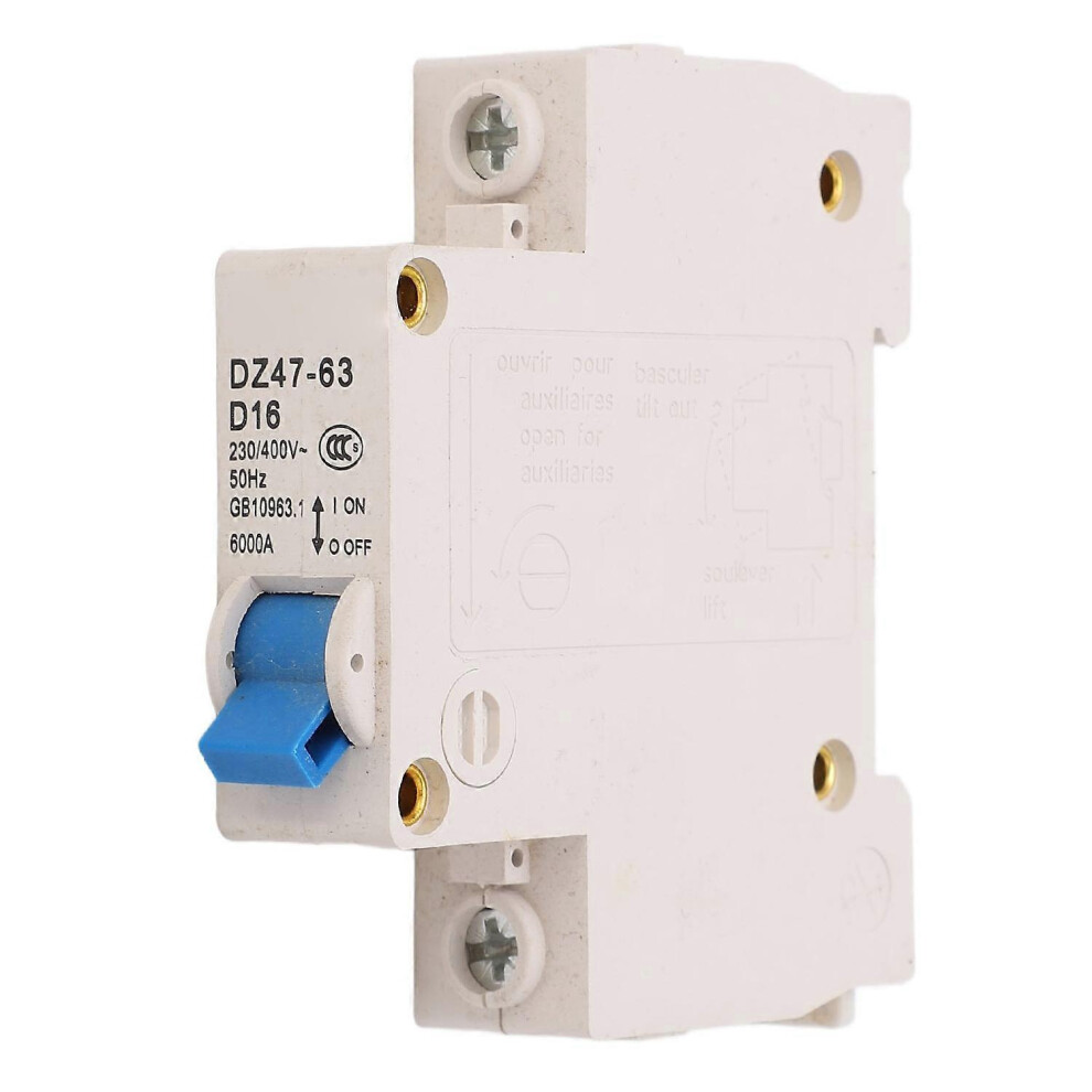 (As Show, One Size) Miniature Circuit Breaker 63A 4500A Breaking Capacity Current Protection Device Circuit Breaker Swit 6909775593516