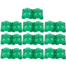 (As show, One size) 10Pcs 12cm Plant Propagation Ball Root Growing Controller Rooting Germination Device Box Green