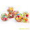 Bescon Dice Fruit Polyhedral Dice Set Novelty RPG DICE SET AF 7 4