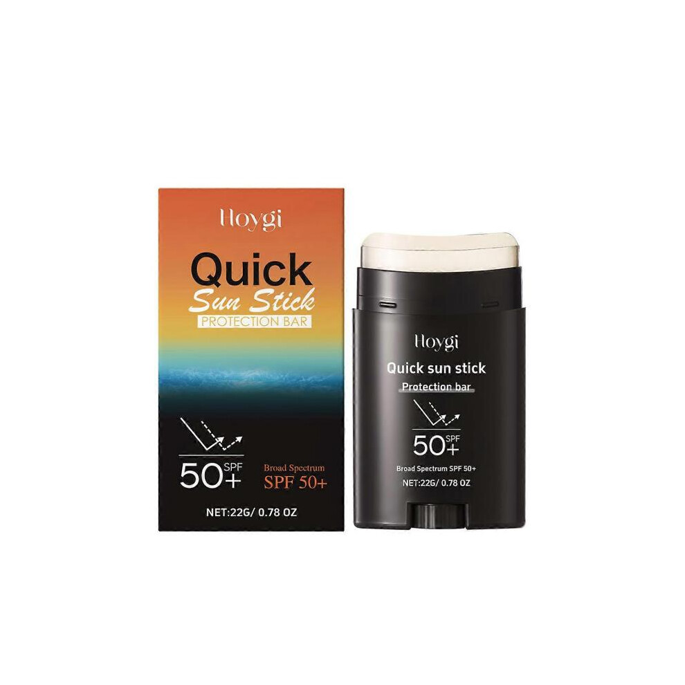 (1PCS) Quick Sunstick Protection Bar SPF50+, Waterproof Suncreen Stick Suncare Sunblock for Outdoor, No Whitecast, Protector Solar Barra, Centella Asi