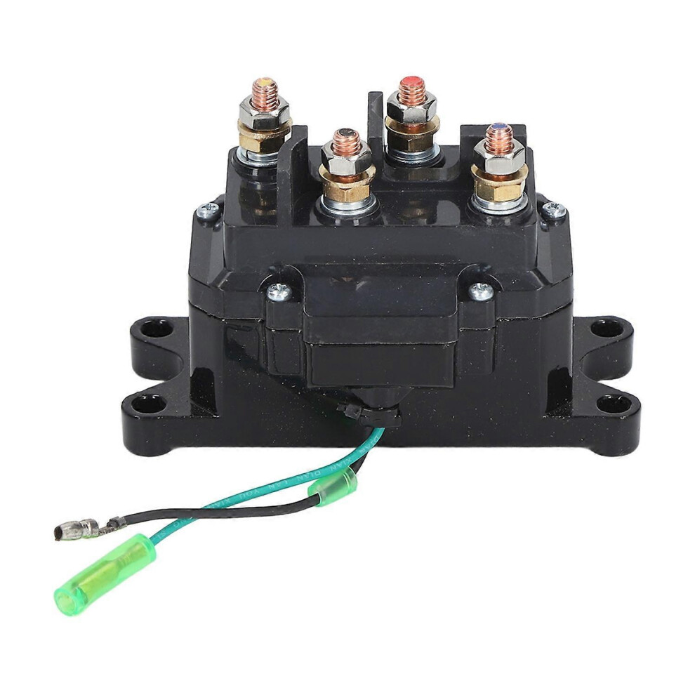 (As Show, One Size) Winch Start Relay Ip67 Brass Coils Robust Stable Practical Atv Electric Winch Relay Replacement 250A 6909775653470