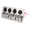 (As show, One size) Rocker Switch Panel 8 Gang 1224V 5 Pin Blue Light Toggle On Off Lights Control Switch Panel 3