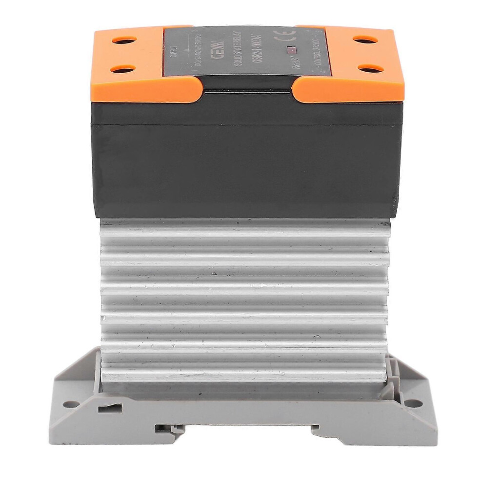 (As Show, One Size) Solid State Relay Da Small Relay Module With Heat Sink 3Â32Vdc Input 24Â480Vac Output 6909775649435