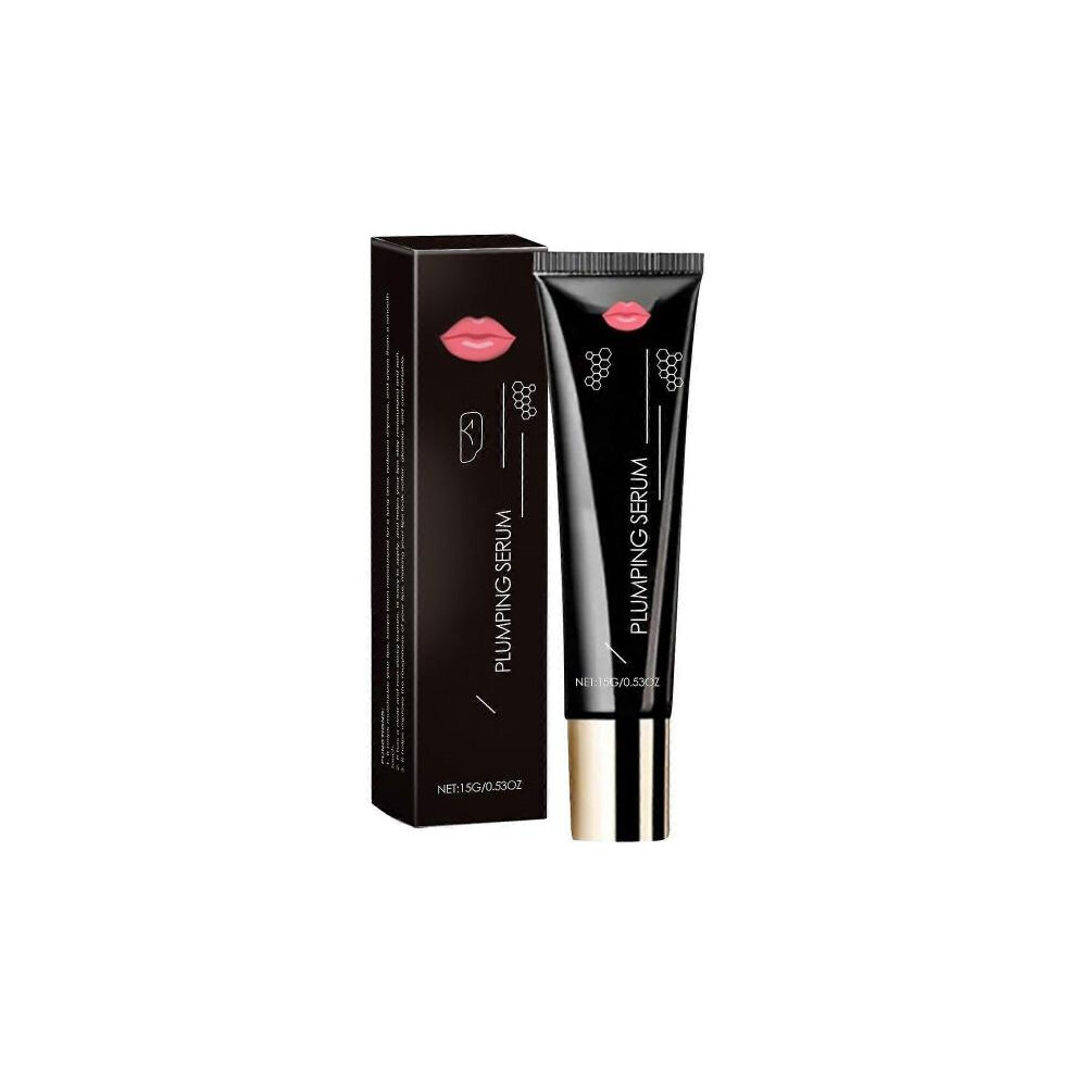 (2PCS) Collagen Lip Booster Plumping Serum Repair Lip Line Anti-Wrinkle Plump Enhancer Essence Hyaluronic Moisturizing Lip Treatment