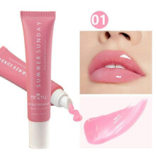 (k1) Tinted Lip Butter Balm - Glossy Moisturizing Mini Lip Balm for High Shiny Finish - Shine & Hydration - Softening & Soothing Peptide Lip Care
