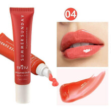 (k4) Tinted Lip Butter Balm - Glossy Moisturizing Mini Lip Balm for High Shiny Finish - Shine & Hydration - Softening & Soothing Peptide Lip Care