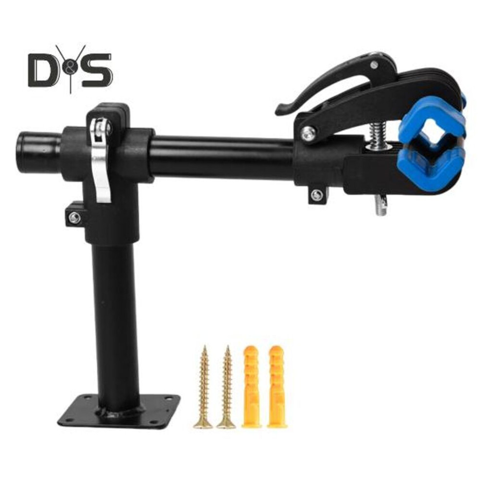 (as the picture, B) Bike Repair Stand Workbench Wall Mount Mtb Road Mountain Bike Maintenance Clamp Holder Bicycle Repair Rack Bike Accessories
