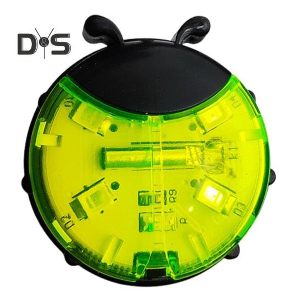 (green) Kids Balance Bike Spoke Light Waterproof Ladybug Shape Road Mountain Bike Wheel Decoration Lamp Night Riding Led Safety Warning Lamp Bike Accessories