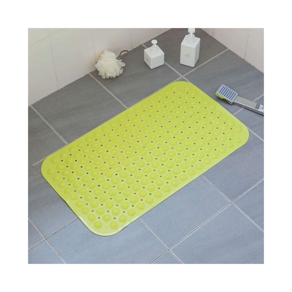 (Applegreen,46*78Cm/18.1*30.7In)Alfombra De BañO Extra Larga Antideslizante Alfombrillas De Ducha Pvc BañO Goma Agarre Fuerte SuccióN-image