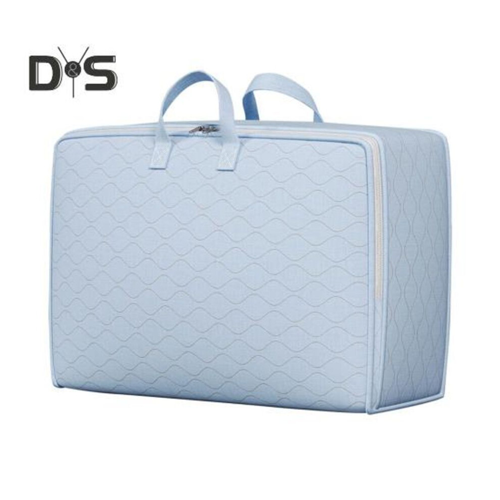 (as the picture, S) Large-Capacity Clothes Storage Bag Quilts Organizer Zipper Closure Moisture-Proof Thickened Duvet Blanket Sorting Bag Luggage Organizer