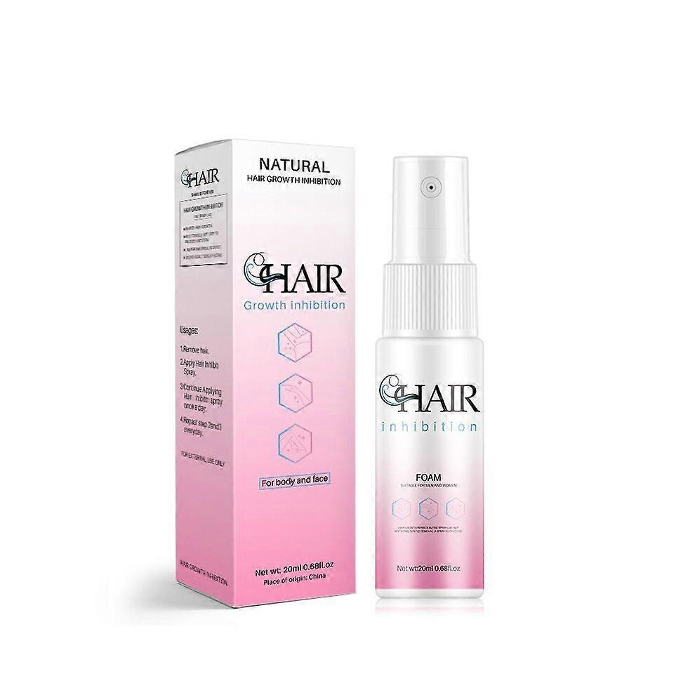 (1PCS) Hair Growth Inhibitor Spray - Slows Hair Growth - Natural Hair Removal Serum Spray - Use on Legs, Bikini Area, Legs, Arms & Face - Hair Growth