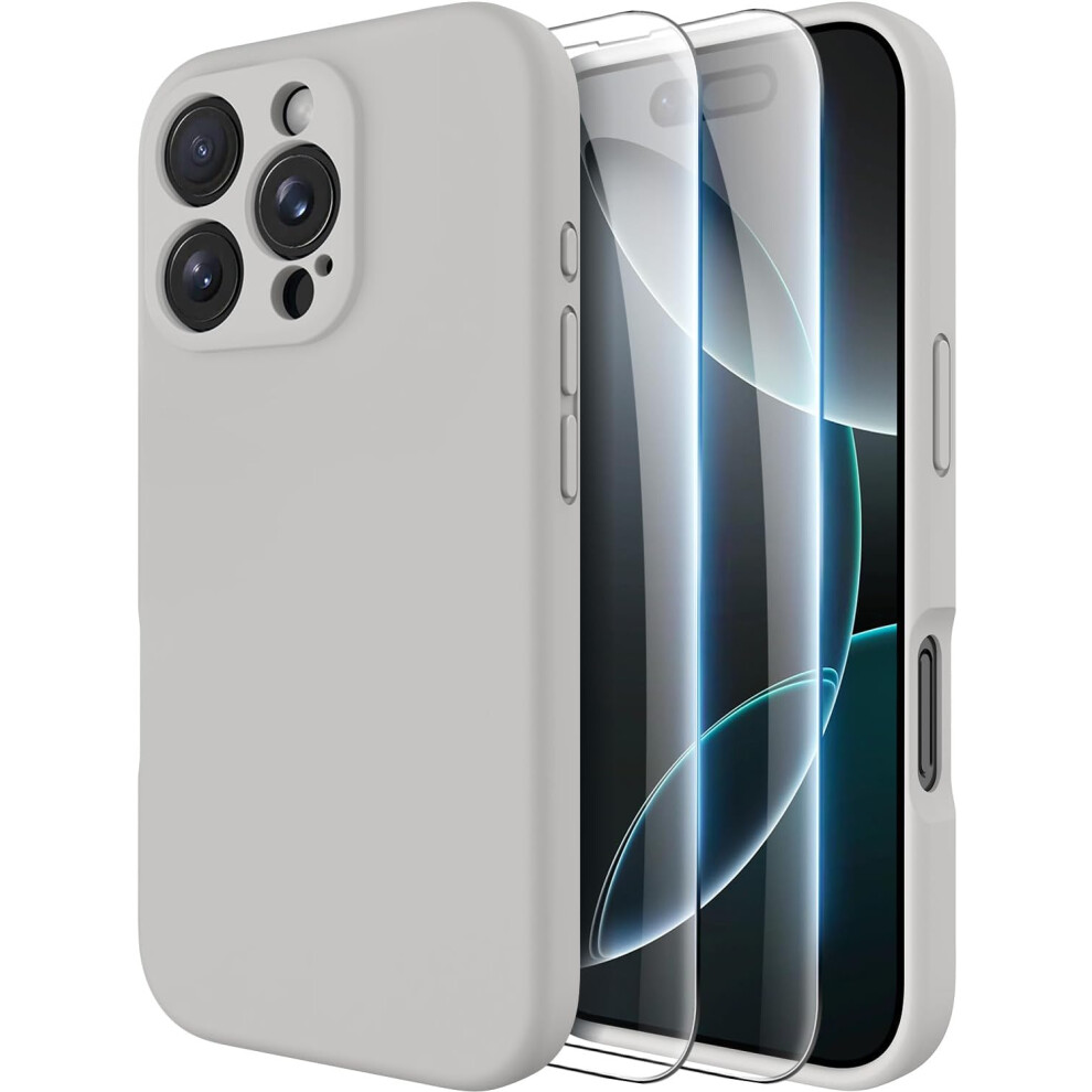 (Natural Titanium) Compatible With Iphone 16 Pro Max Case With 2 Pack Screen Protectors, Compatible With Magsafe, Shockproof Military-Grade Protection 6979145367535