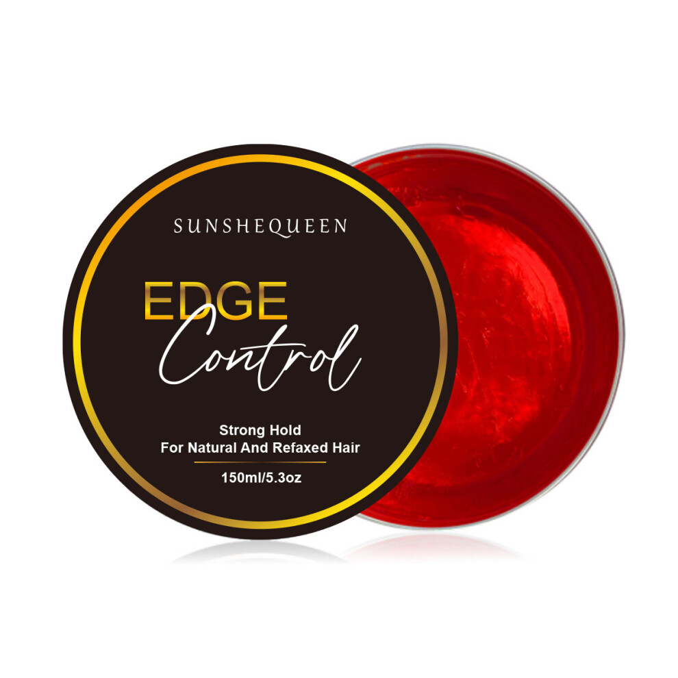 (Red) STRONG HOLD- THICK EDGES- EDGE CONTROL BASK AND LATHER Gel Haircare Strong Edge