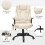 Homcom HOMCOM Heated Vibrating Massage Office Chair with Reclining Function, Beige 8