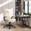 Homcom HOMCOM Heated Vibrating Massage Office Chair with Reclining Function, Beige 1