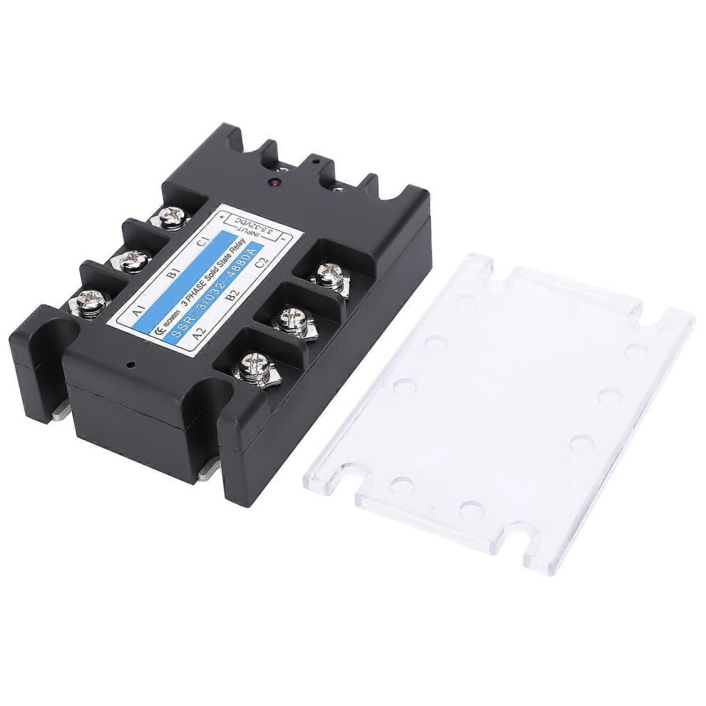 (As Show, One Size) 3 Phase Solid State Relay Ssr3/0324880A Dcac 480V Distribution Control Equipment 6909775652718