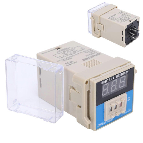 (As show, One size) ATS48A‑20 LED Digital Display Adjustable Cycle Time Relay Delay Control ComponentsAC220V 2