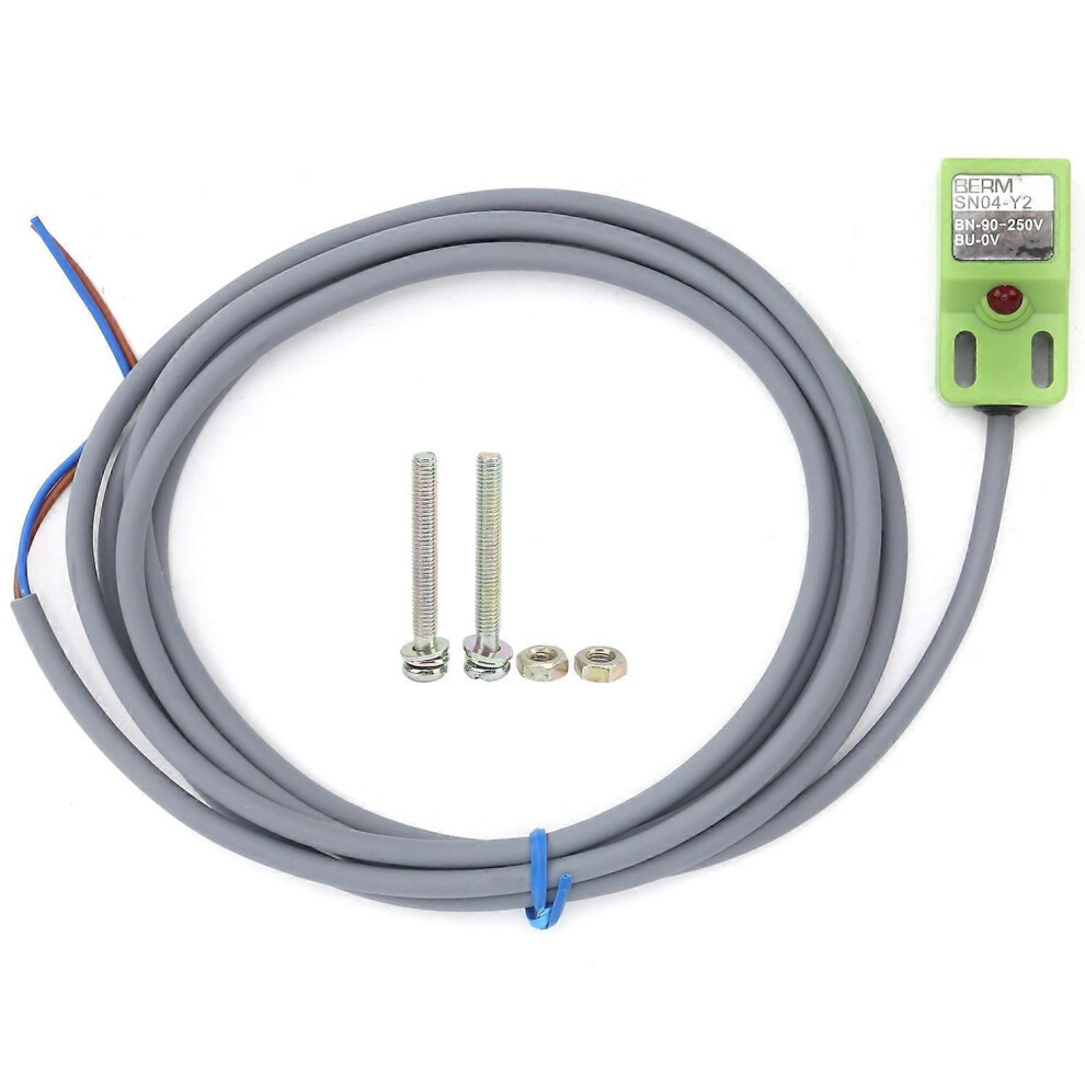 (As Show, One Size) Berm Proximity Switch Square Inductive 3ÂWire Npn Sensor Sn04âY2 Dc10â30V 300Ma 4Mm 6909775624425