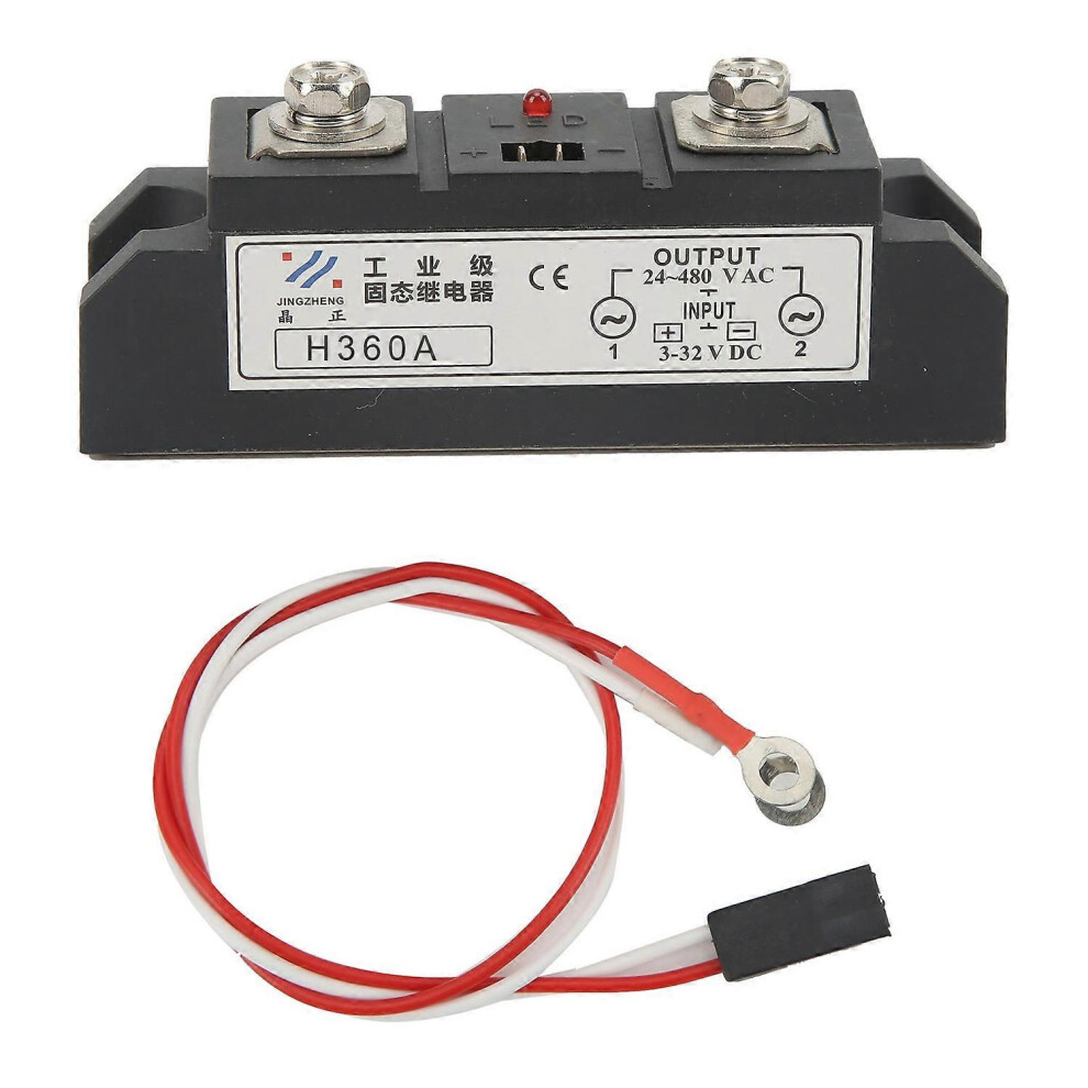 (As Show, One Size) Solid State Relay Industrial Ssr Relay With Led Indication 3Â32V Dc Input 24Â480V Ac Output 6909775614594