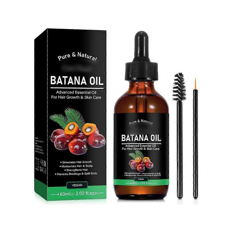 (2PCS) Hair Growth Oil, Batana Hair Growth Oil, Hair Care and Hair Thickening, Stimulates Hair Growth, Increases Hair Shine