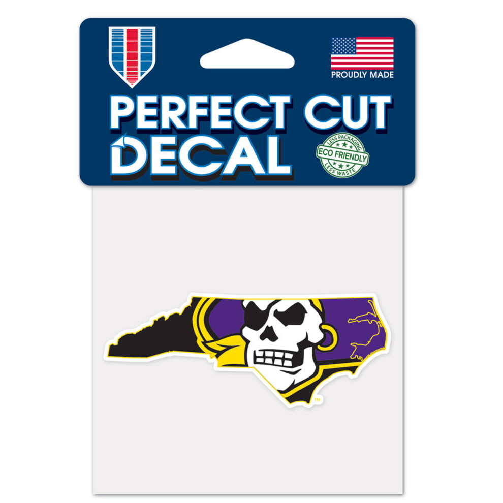 East Carolina Pirates Decal 4X4 Perfect Cut Color 032085533753