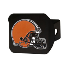 FANMATS 22549 Cleveland Browns Chrome Hitch Cover - 3D Color Emblem
