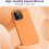 (iPhone 15 Pro Max case, Orange) Compatible with iPhone 15 Pro Max Case, Silicone Shockproof Slim Thin Phone Case for iPhone 15 Pro Max (6.7 inch) 2