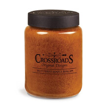 Candela profumata allo sciroppo d'acero al burro Crossroads a 2 stoppini, 26 once