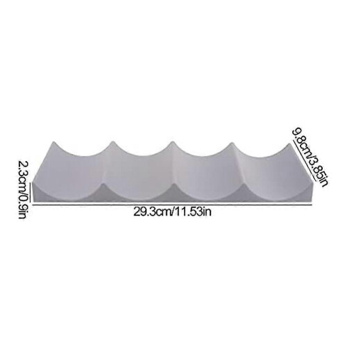 (As show, One size) 3 Pcs Red Wine Display Stacking Bottle Rack Suitable compatible with Kitchen Bar Hotel Multi- Stacking Display Rack, Gray 1
