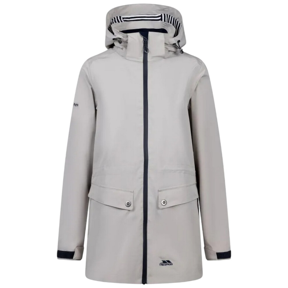 (S, Soft Stone) Trespass Womens/Ladies Tiverton Waterproof Jacket
