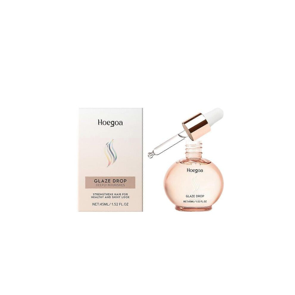 Light (2Pcs) Hair Gloss Oil, Gloss Absolu Anti-Frizz Drops, Glossy & Illuminating Oil, Adds Shine, No Greasy Touch, Hydrated & Repair Dry Damaged Hair, 45Ml