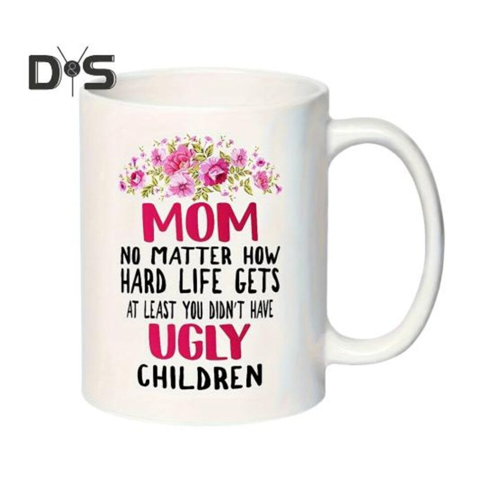 (as the picture, 1) Fun Mug Funny Coffee Cup Personalized Milk Mug for Office Party Mom Dad Grandpa Ceramic Alphabet Themed Drinking Mug for Christmas Birthday Retirement
