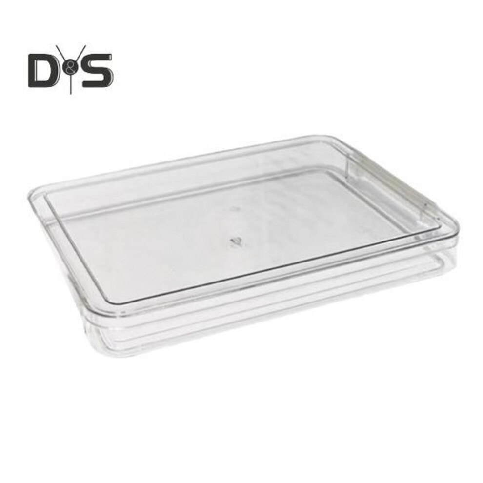 (as the picture, M) File Storage Box Plastic Snap-on Design Stackable Transparent Document Storage Box Large Capacity File Organizer