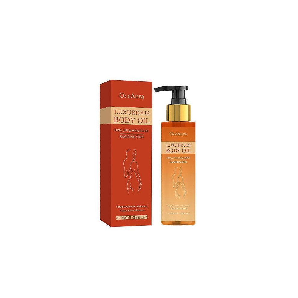 (3PCS) Luxury Body Oil, Body Firming Oil, Hydrating and Firming Skin Oil for Arms, Buttocks, Abdomen, Thighs - with Vitamin E, Rosehip, and Almond Oil