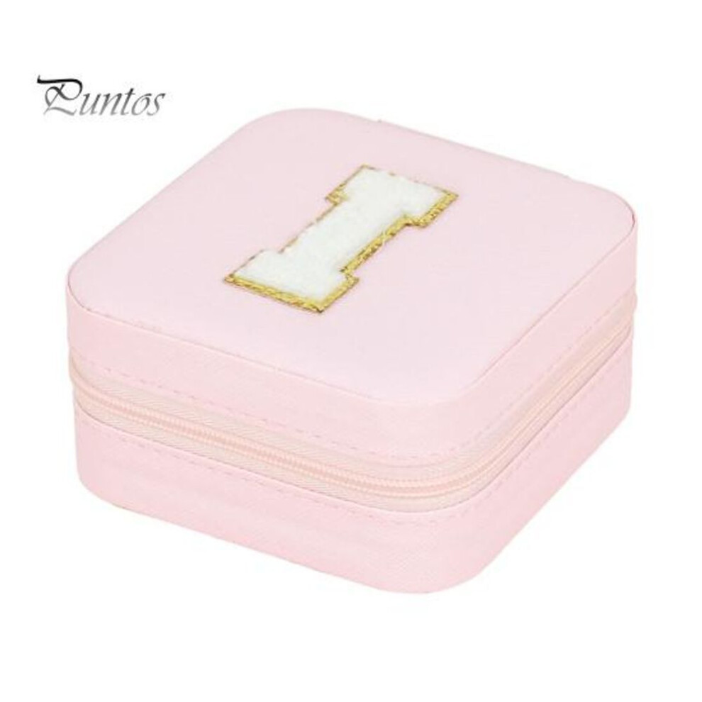 (as the picture, I) Jewelry Storage Box with Mirror Multiple Compartments Dust-Proof Compact Design Small Jewelry Box Earrings Rings Organizer