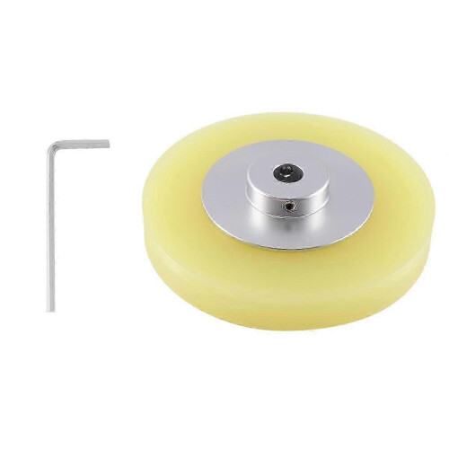 (As show, One size) Diameter 100mmx10mm Industrial Aluminum Measuring Encoder Meter Wheel compatible with Encoder Accessories Encod 1