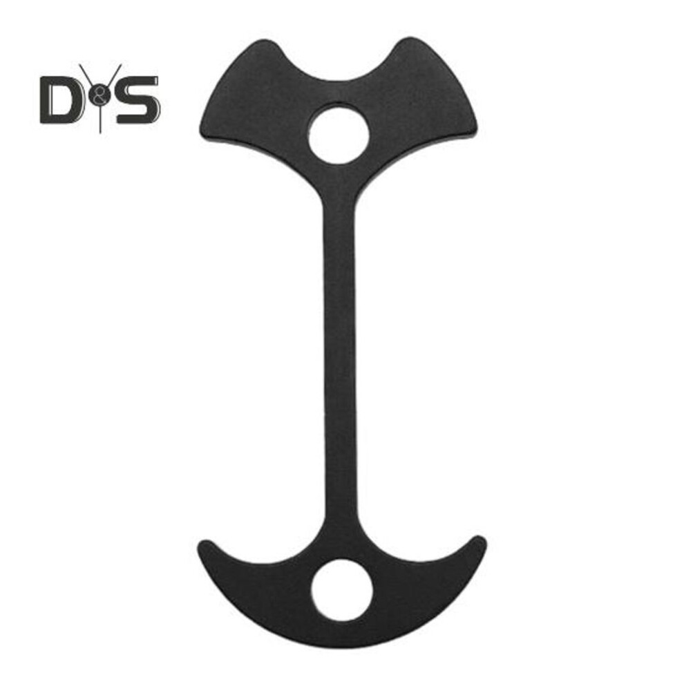 (black) Fishbone Desk Tent Stake Heavy Duty Aluminum Alloy Outdoor Garden Camping Tarp Canopy Awning Windproof Board Plank Board Floor Spike Tent Peg