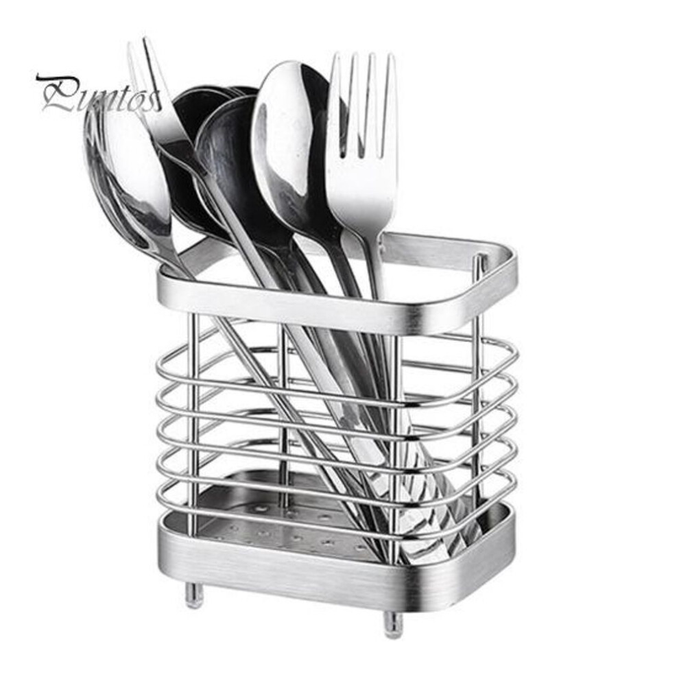 (as the picture, 1) Multipurpose Toothbrush Holder Chopstick Organizer with Drainage Holes Large Capacity Versatile Bathroom Toothbrush Toothpaste Holder