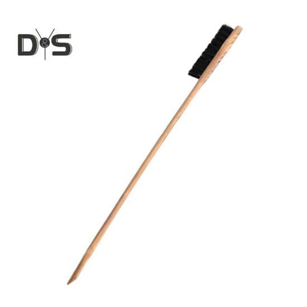 (black) Long Handled Birdcage Brush Wooden Parrot Cage Cleaning Brush Pet Supplies Bird Equipment Cleaner For Myna Hamster Cage
