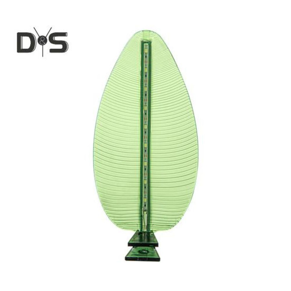 Aquarium Light LED Fish Tank Clip Lamp USB Powered Banana Leaf Algae Lamp Energy-Saving Waterproof Fish Lighting for Turtle Fish Tanks