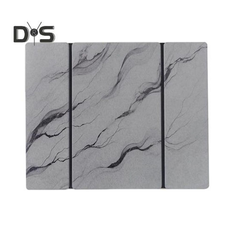 Earth Stone Drying Mat for Kitchen Counter Foldable Diatomaceous Placemat with Superb Absorbent Quick Dry Dish Drying Mat