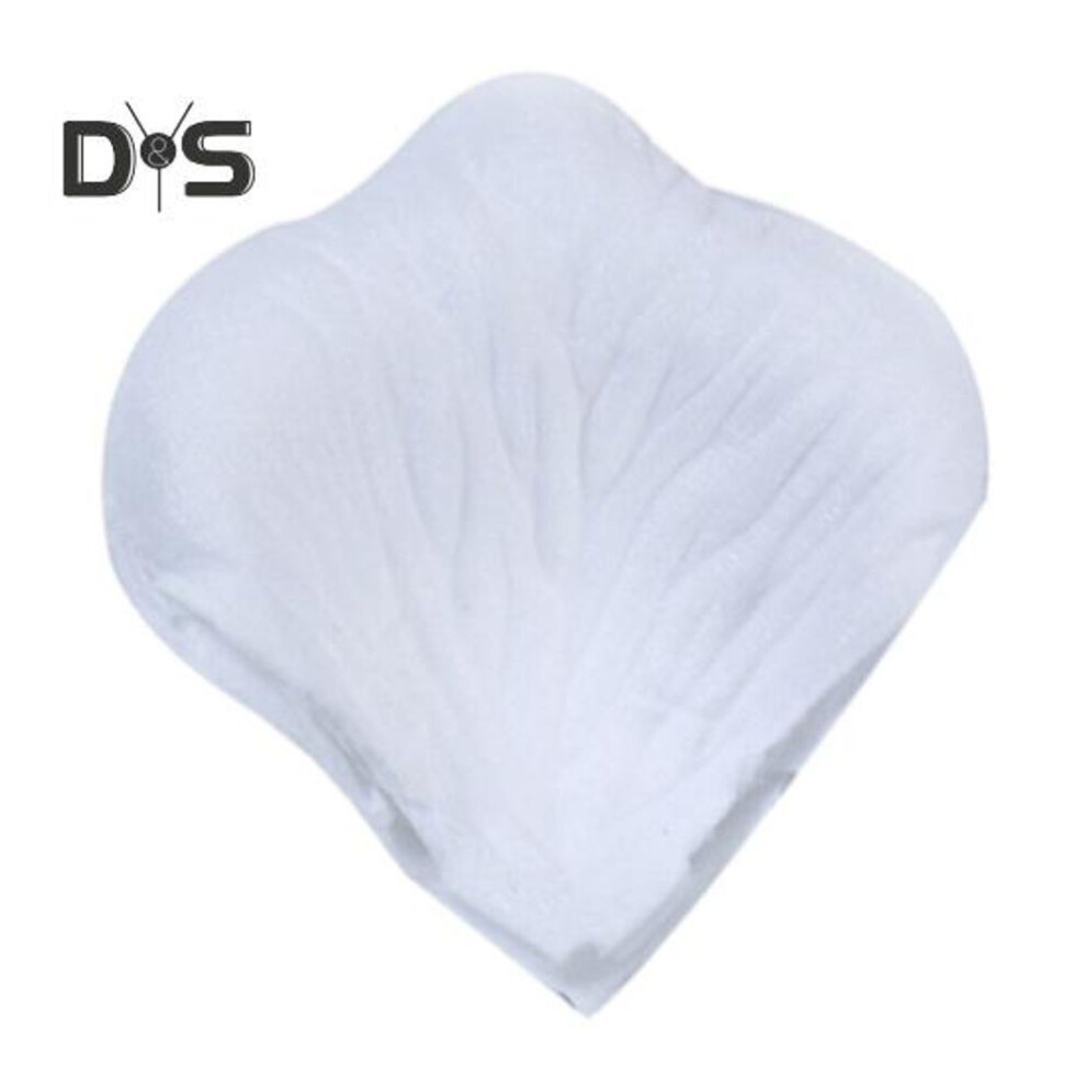 (white) 1 Bag Artificial Fake Rose Petals Eco-friendly Realistic Looking Colorful Simulation Silk Rose Petals Party Accessories