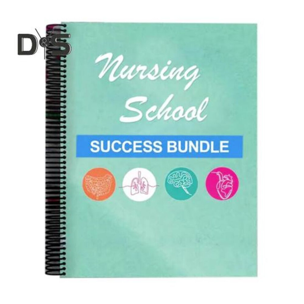 Nursing School Success Bundle Loose Leaf Notebook Exam Skills Mindset Practical Strategies Nursing School Study Method Guide Book