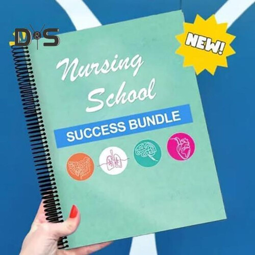 Nursing School Success Bundle Loose Leaf Notebook Exam Skills Mindset Practical Strategies Nursing School Study Method Guide Book 2
