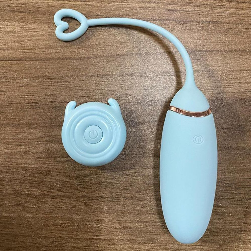(blue) Chao Xiaoai Remote Control Vibrating Egg For Couples