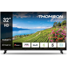 Thomson 32 Zoll (80 cm) LED HD Smart Android TV, Google Assistant, Wi-Fi, Dolby Digital, Bluetooth, Triple-Tuner