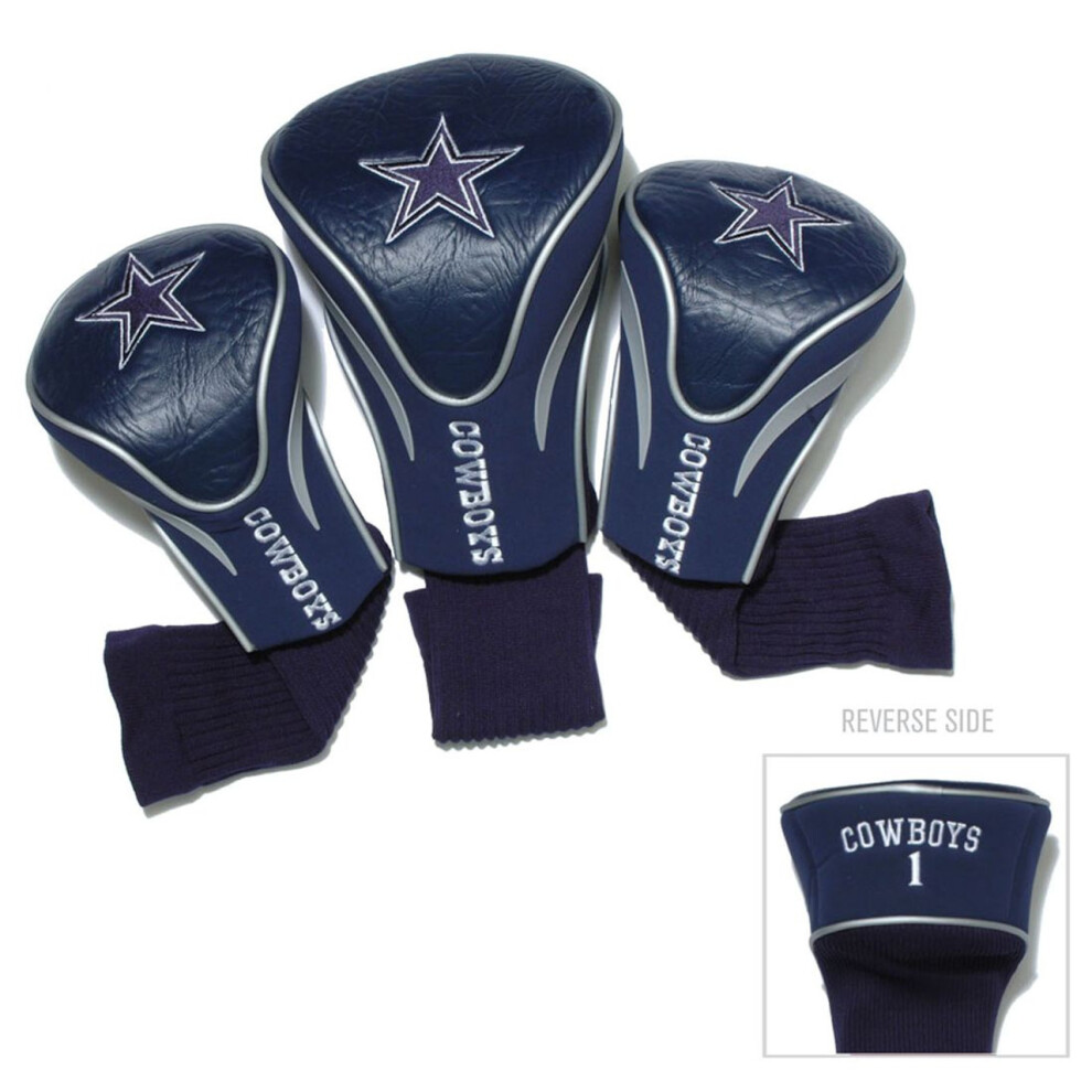 Photos - Golf Dallas Cowboys  Club 3 Piece Contour Headcover Set 1001250
